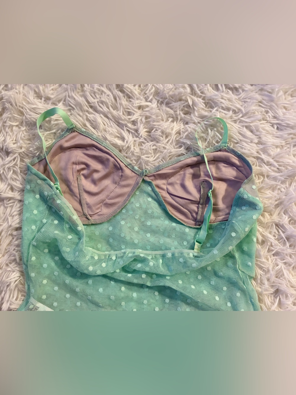 NEW Mermaid Siren Fairycore Festival Rave Y2K Mesh Sheer Sequin Seashell Top L - Picture 7 of 10